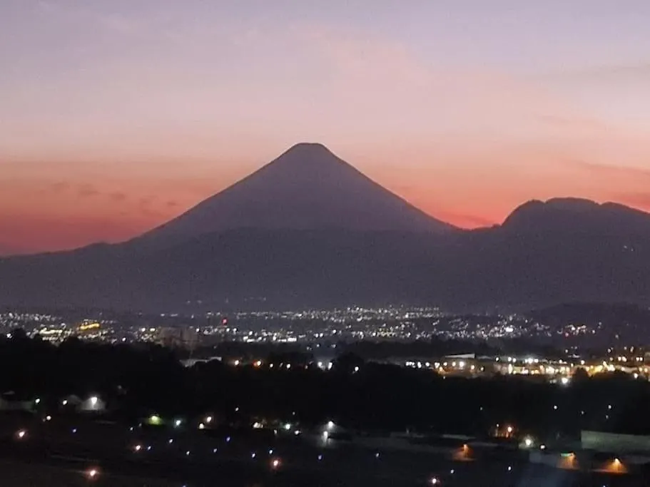 Amazing Volcano Views In Front Of Airport Guatemala