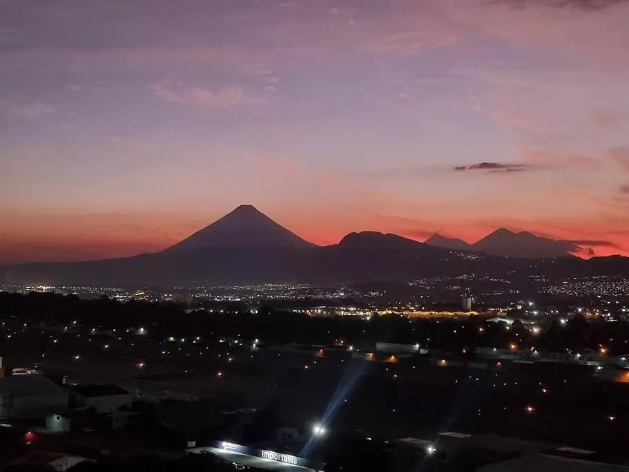 Amazing Volcano Views In Front Of Airport Guatemala 0*,